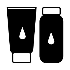 Solid Line MOISTURIZER design vector icon design vector line icon svg