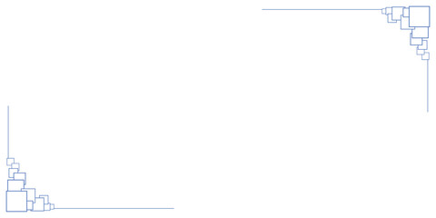 Simply Boxes Frame Background Ornament