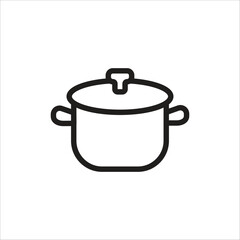 sauce pan icon simple design art eps 10