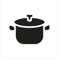 sauce pan icon simple design art eps 10