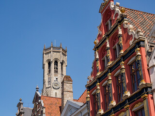 Die Alststadt von Brügge in Belgein