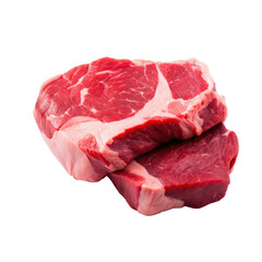 steak beef meat isolated on transparent background
