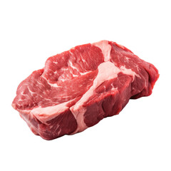 steak beef meat isolated on transparent background