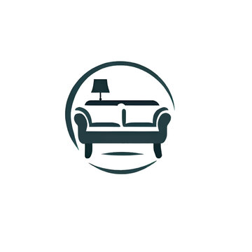 recommend clip art: sofa logo illustration for living room, living room, office among others