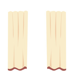 Aesthetic window curtain, interior design 