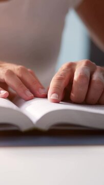 Prayer Woman Studying Bible Book
