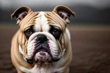 Obraz premium Beautiful and cute dog, portrait.