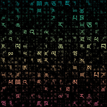 Tibetan Alphabet Chart