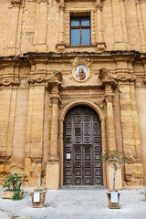 Church of the San Francesco di Paola in Agrigento, Sicily, Italy,