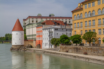view of the old town of Passau Germany