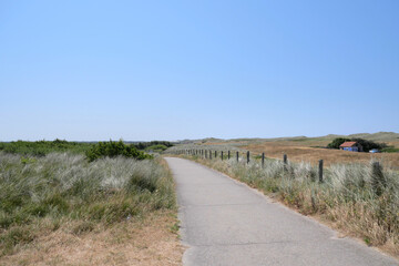 Callantsoog near the sea and beach in the North of the Netherlands