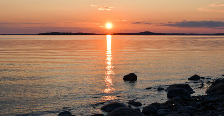 Sunset in the archipelago