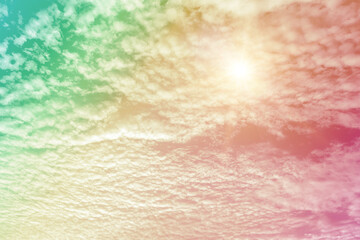 Sky and cloud background with a pastel color. Sky cloud background with a pastel colored gradient....