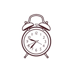 Alarm clock.Alarm clock - icon. Icon for Instagram highlights, stories, websites, other social networks.