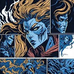 An image of a woman with long hair