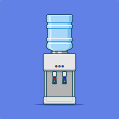 water dispenser vector illustration. gallon water bottle vector illustration.