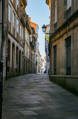 Fototapeta na wymiar Architecture of Santiago de Compostela