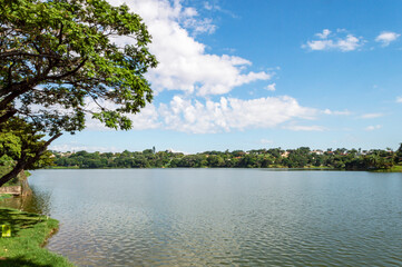 Pampulha Lagoon UNESCO World Heritage Site. Belo Horizonte. Minas Gerais. Brazil.