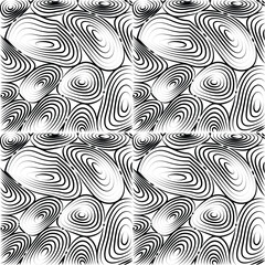 monochrome background with square and circle pattern vector design, technology theme, dimensional dotted flow in perspective, big data, nanotechnology.
