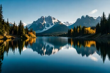 Fototapeta premium lake reflection