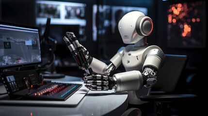 Ein Roboter kreiert Musik, Generative AI