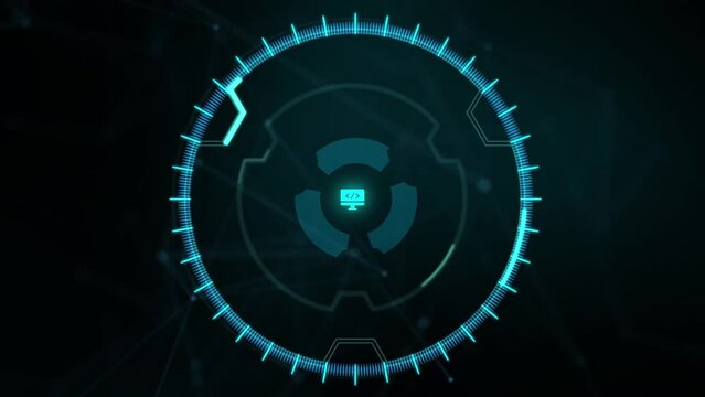 Programming code.  Programming code icon made with binary code. Digital binary data and streaming digital code.