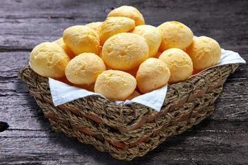 Cheese bread basket, Brazilian snack