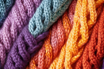Knitting  background, yarn