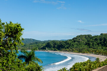 Fototapeta na wymiar Costa rica beautiful beach, carrillo Guanacaste, pacific cost