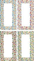 Fun 90s doodle geometric scribble squiggle kidcore frame vertically instagram stories format