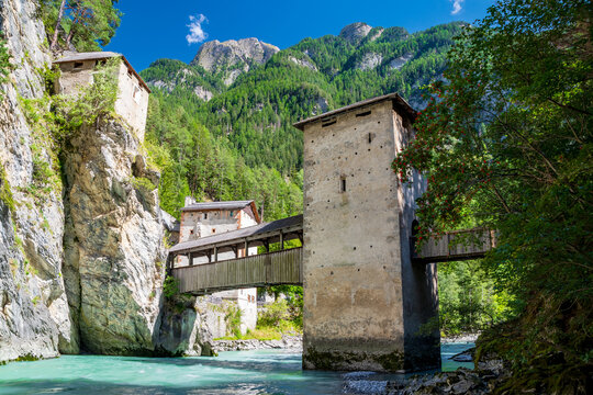 Festung und Grenzstation Altfinsterm&uuml;nz in Tirol, &Ouml;sterreich