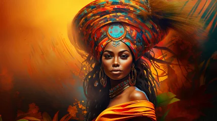 Fotobehang African queen of dreams © Fredrik