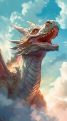 dragon in the sky