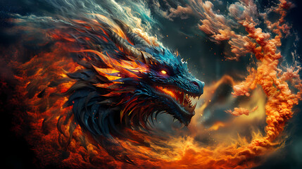 magnificant legendary dragon