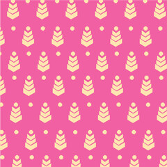 Indonesian etnic traditional pattern background vector 