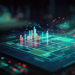 Marketing analytics graph