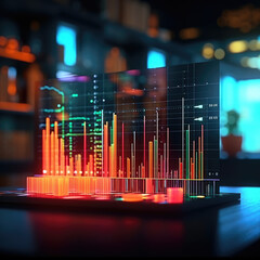 Marketing analytics graph