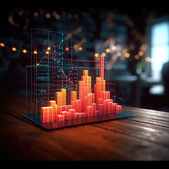 Marketing analytics graph