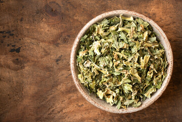 Celery Flakes in a Bowl