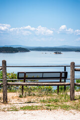 bench on the beach