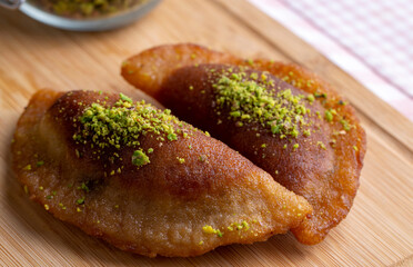 Traditional Turkish Dessert Tas Kadayif