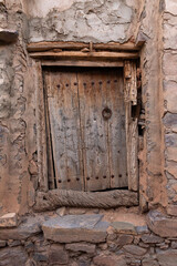 Old ancient door in a Moroccan village
