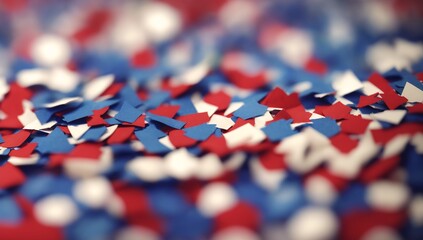 Obraz premium A Picture Of A Remarkably Charmingly Colored Confetti With Stars