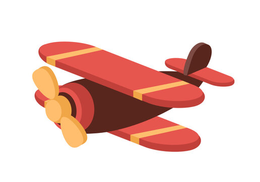 Cute plane toy for kids concept