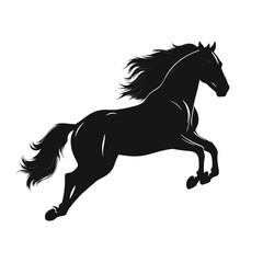Horse silhouette, SVG isolated graphic, horses, beautiful animal
