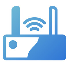 router icon in gradient style