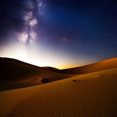 Fototapeta na wymiar Desert Night 
