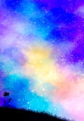 background with stars
