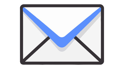 Email envelope icon vector illustration on white background