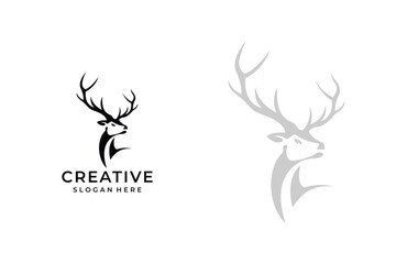 deer logo design inspiration, Hunting logo